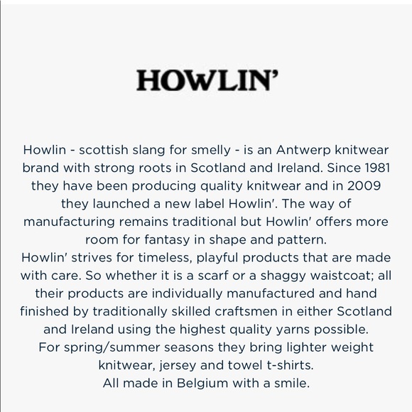 Howlin’ Birth of the Cool Scottish Wool Sweater XS - Picture 11 of 12